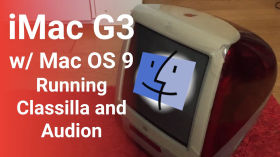 iMac G3 w/ Mac OS 9: running Classilla and Audion by Gianmarco Gargiulo