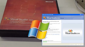 Brief showcase and install of Visual Studio 2005 Professional Edition by Gianmarco Gargiulo
