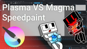 Plasma VS Magma Speedpaint + My New Huion Kamvas 13 by Gianmarco Gargiulo